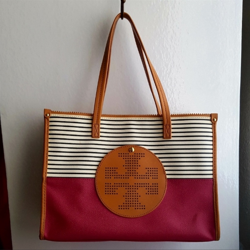 Tory Burch Leather Handbag Tote Style Like New💫 Viva